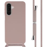 imoshion Siliconen hoesje met koord Samsung Galaxy A27 (5G) - Sand Pink