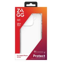 ZAGG Crystal Palace Backcover iPhone 15 Pro - Clear