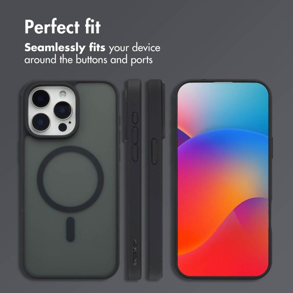 imoshion Colour Guard Back Cover with MagSafe Apple iPhone 15 Pro Max - Black