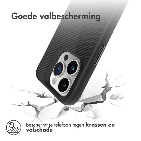 imoshion Rugged Hybrid Carbon Case Apple iPhone 15 Pro - Zwart