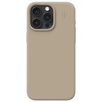 iDeal of Sweden Silicone Case met MagSafe Apple iPhone 15 Pro Max - Beige