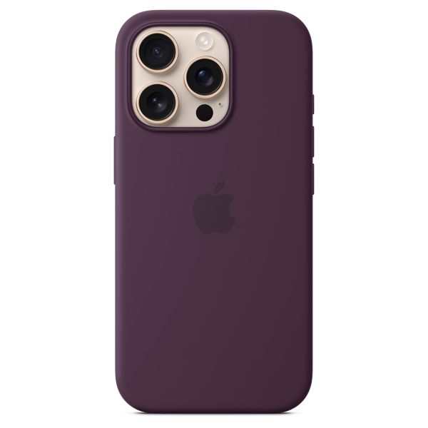 Apple Silicone Backcover MagSafe Apple iPhone 16 Pro - Plum