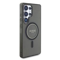 Guess MagSafe IML Glitter Gradient Case Samsung Galaxy S25 Ultra - Zwart