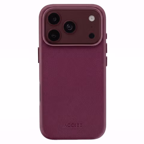 Accezz MagSafe Leather Backcover Apple iPhone 18 Pro Max / 17 Pro Max - Heath Purple