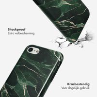 Selencia Vivid Tough Backcover iPhone SE (2022 / 2020) / 8 / 7 / 6(s) - Chic Marble Quartz