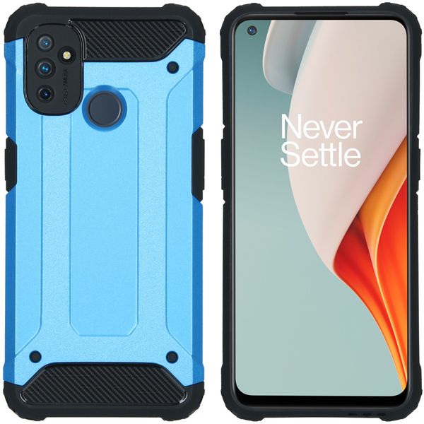 imoshion Rugged Xtreme Backcover OnePlus Nord N100 - Lichtblauw