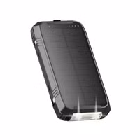 imoshion Solar Powerbank 30.000 mAh - Draadloze powerbank op zonne-energie - Quick Charge en Power Delivery - Zwart