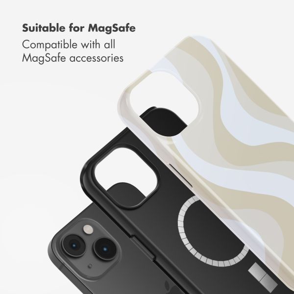Selencia Vivid Case with MagSafe Apple iPhone 14 - Desert Waves Beige