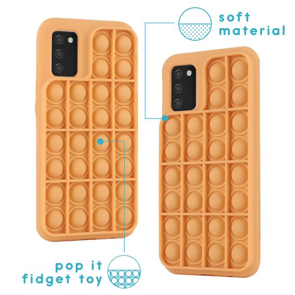 imoshion Pop It Fidget Toy - Pop It hoesje Galaxy A02s - Goud