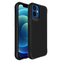 imoshion Rugged Hybrid Carbon Case iPhone 12 Mini - Zwart