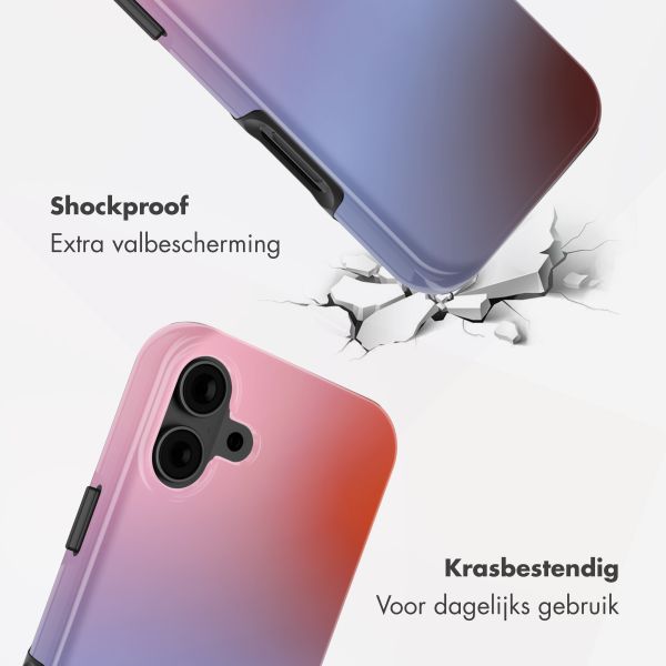 Selencia Vivid Backcover met MagSafe Apple iPhone 16 - Gradient Soft Blush