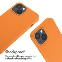 imoshion Silicone Case with Strap Apple iPhone 14 - Orange