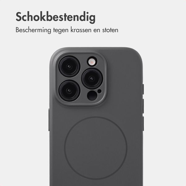 Accezz Grip Backcover met MagSafe Apple iPhone 15 Pro - Grijs