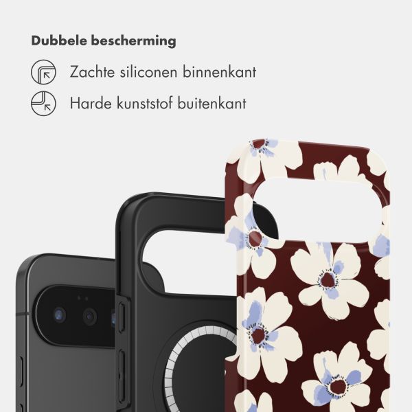 Selencia Vivid Backcover met MagSafe Google Pixel 11 - Choco Flower Pop