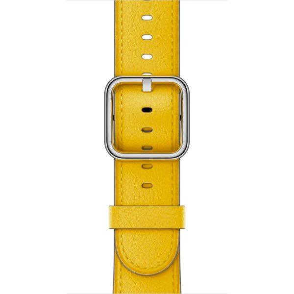 Apple Leather Band Classic Buckle Apple Watch Series 1-9 / SE - 38/40/41 mm / Series 10 - 42 mm - Sunflower