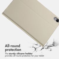 Accezz Classic Tablet Case Apple iPad 11 (2025) 11 inch A16 / iPad 10 (2022) 10.9 inch - Greige