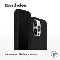 Accezz Liquid Silicone Back Cover Apple iPhone 14 Pro Max - Black