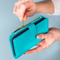 imoshion Luxe Portemonnee iPhone 13 - Turquoise