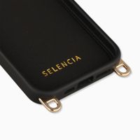 Selencia Rivièra MagSafe Backcover met afneembare haakjes Apple iPhone 15 Pro - Velvet Black