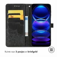 imoshion Mandala Bookcase Xiaomi Redmi Note 12 Pro (5G) - Zwart