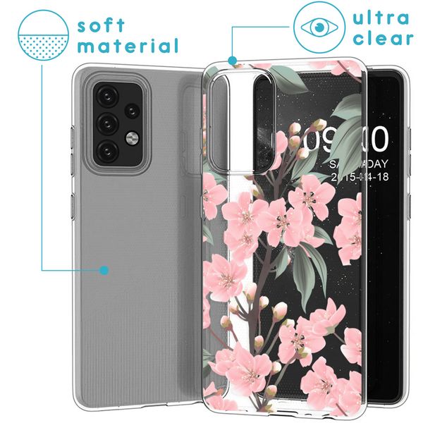 imoshion Design hoesje Samsung Galaxy A52(s) (5G/4G) - Cherry Blossom