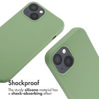 imoshion Silicone Case with Strap Apple iPhone 13 - Green