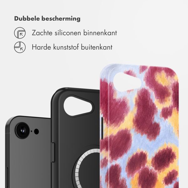 Selencia Vivid Backcover met MagSafe Apple iPhone 17e / 16e - Rebel Crush
