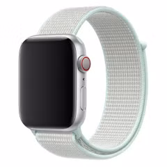 Apple Nike Sport Loop Band Apple Watch Series 1 t/m 10 / SE / Ultra (2) (44/45/46/49 mm) - Teal Tint