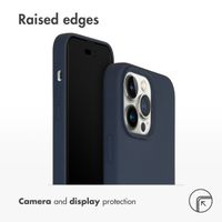 Accezz Liquid Silicone Back Cover Apple iPhone 14 Pro Max - Dark Blue