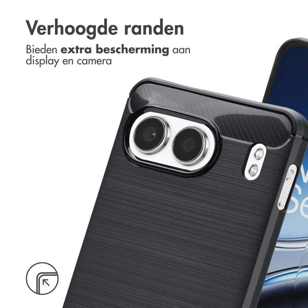 imoshion Brushed Backcover OnePlus Nord 4 - Zwart