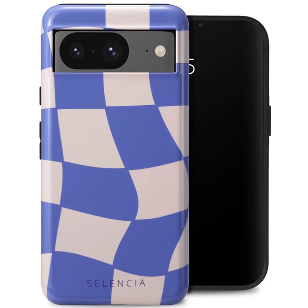 Selencia Vivid Tough Backcover Google Pixel 8 - Groovy Sapphire Blue