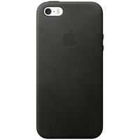 Apple Leather Backcover Apple iPhone SE (2016) / 5 / 5s - Zwart