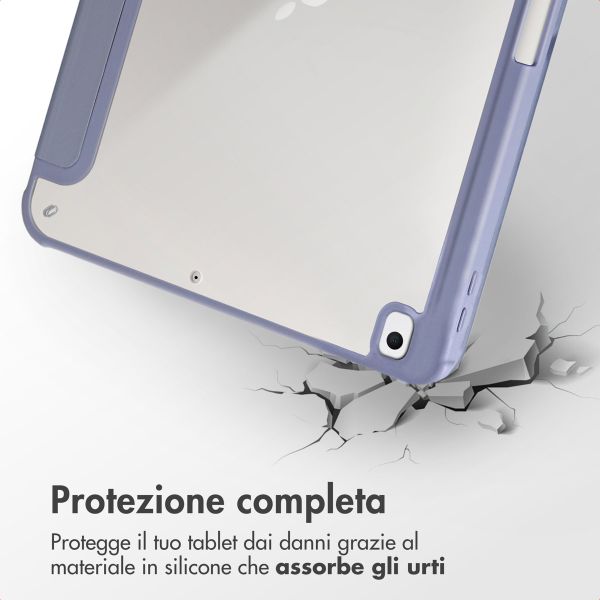 imoshion Origami Bookcase Apple iPad 9 (2021) 10.2 inch / iPad 8 (2020) 10.2 inch / iPad 7 (2019) 10.2 inch - Lavender