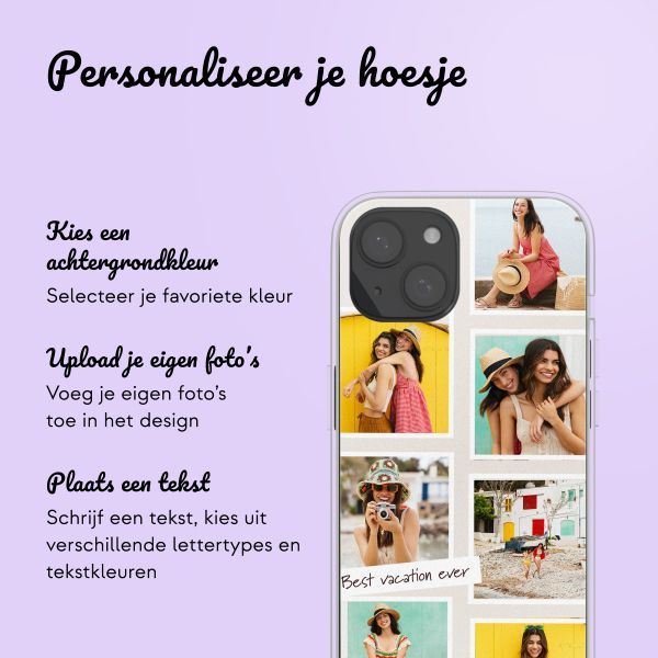 Hoesje met eigen foto en/of tekst Apple iPhone 15 - Filmrol nummer 3