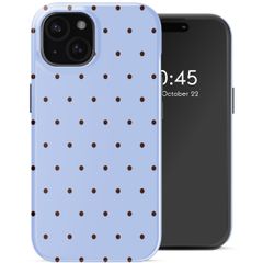 Selencia Vivid Backcover met MagSafe Apple iPhone 15 - Happy Dots Digital Sky