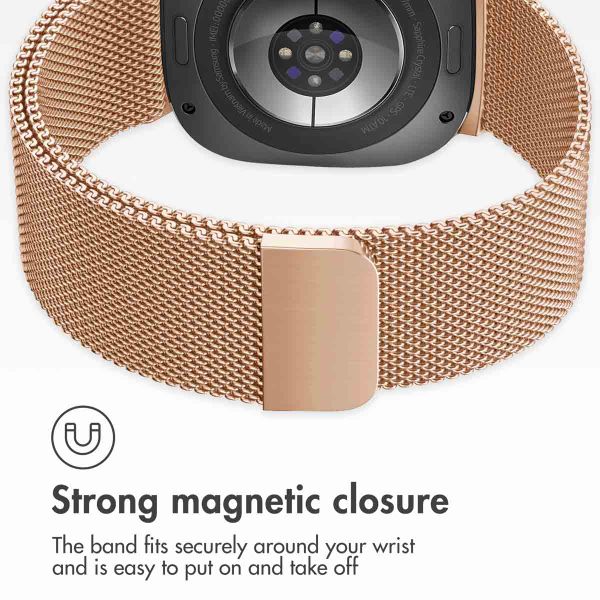 imoshion Milanese magnetic band Samsung Galaxy Watch Ultra 2 (2026) / Ultra (2024/2025) - Rose Gold
