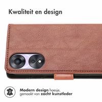 imoshion Luxe Bookcase Oppo A58 - Bruin