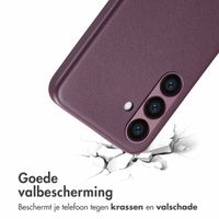 Accezz MagSafe Leather Backcover Samsung Galaxy S24 - Heath Purple