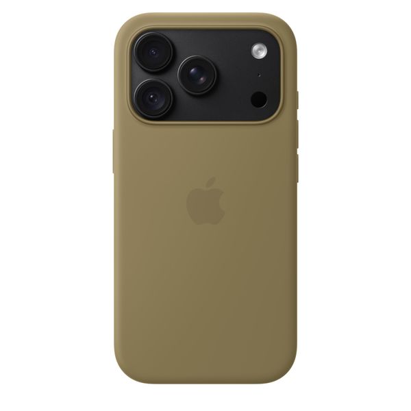 Apple Siliconenhoesje met MagSafe Apple iPhone 18 Pro - Olive