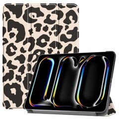 imoshion Design Trifold Case Apple iPad Pro 11 (2025) M5 / (2024) M4 - Leopard
