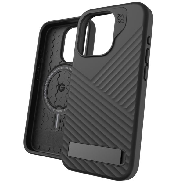 ZAGG Denali Snap KickStand Case met MagSafe iPhone 15 Pro - Zwart