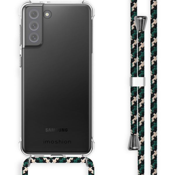 imoshion Backcover met koord Samsung Galaxy S21 FE - Green Multi Color