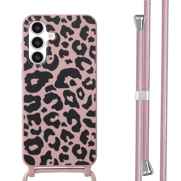 imoshion Siliconen design hoesje met koord Samsung Galaxy A16 5G - Animal Lila