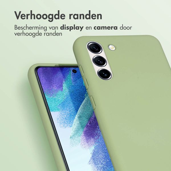 imoshion Color Backcover met afneembaar koord Samsung Galaxy S21 FE - Groen