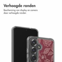 imoshion Design hoesje Samsung Galaxy S25 - Deep Rose