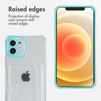 imoshion Softcase Backcover met pasjeshouder Apple iPhone 12 - Transparant