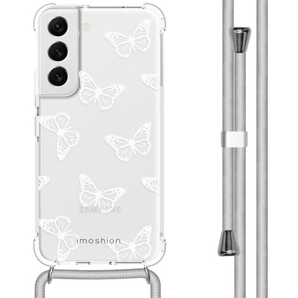 imoshion Design hoesje met koord Samsung Galaxy S22 - Butterfly