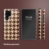 Selencia Vivid Backcover Samsung Galaxy S25 Ultra - Pied-de-Poule