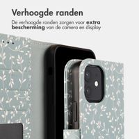 imoshion Design Bookcase Apple iPhone 11 - Smoke Green Flowers