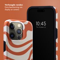 Selencia Vivid Tough Backcover iPhone 15 Pro - Dream Swirl Orange